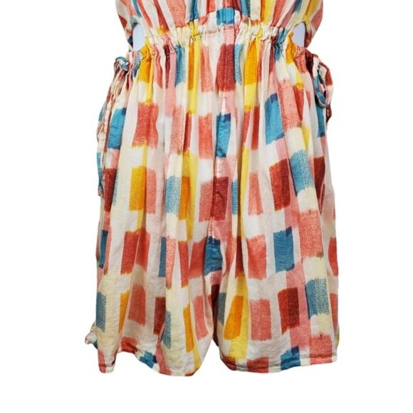 Anthropologie Womens Lilka Womens Painters Palette Side Cutout Dress Size M - Picture 3 of 8